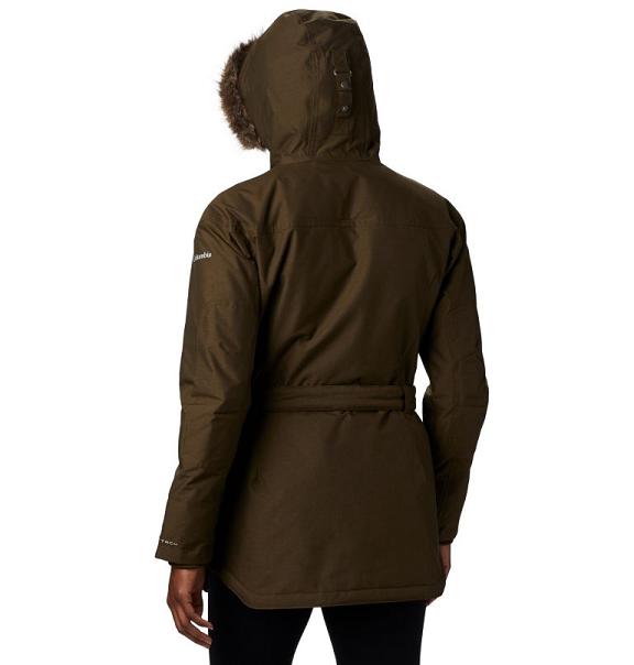 Columbia Carson Pass II Parkas Olive Green For Women's NZ58423 New Zealand